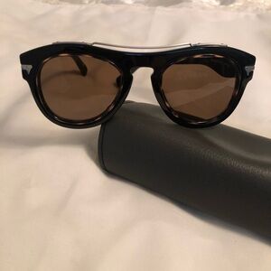G-RAW STAR Black Sunglasses with Brown Lenses for men/women